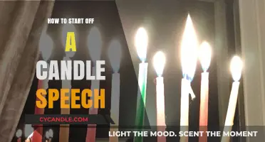 Crafting a Compelling Candle Speech Introduction