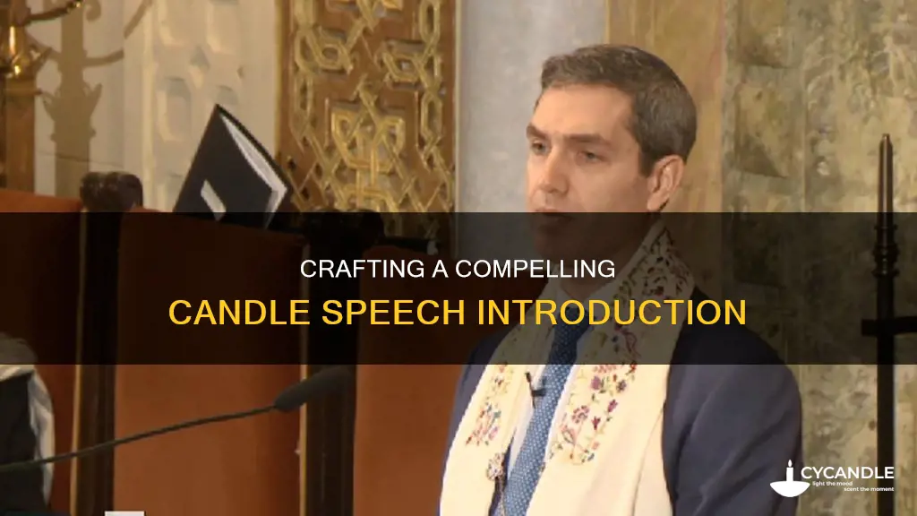 how to start off a candle speech