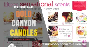 Selling Gold Canyon Candles: A Beginner's Guide