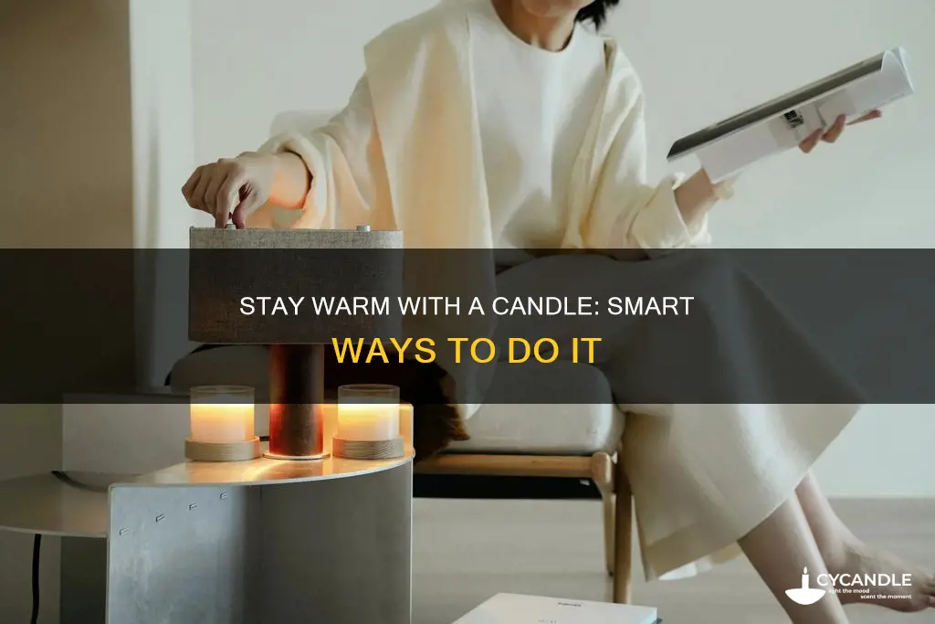 how to stay warm with a candle