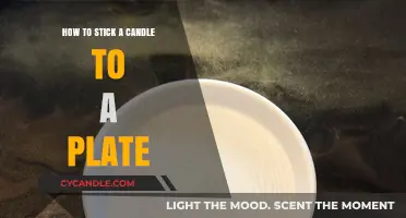 Sticking Candles: A Quick Guide to Adhering to Plates