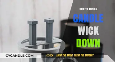 Mastering Candle Wick Placement: Simple Steps to Securely Stick It Down
