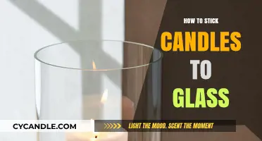 Adhering Candles to Glass: The Best Methods