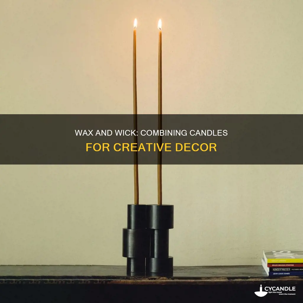 how to stick candles together