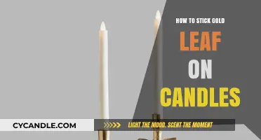 Gold Leaf Candle Art: Mastering the Application