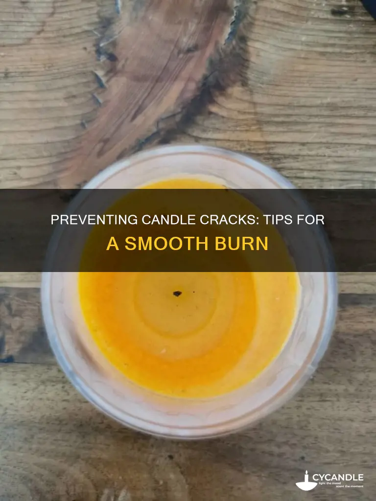 how to stop candle cracking