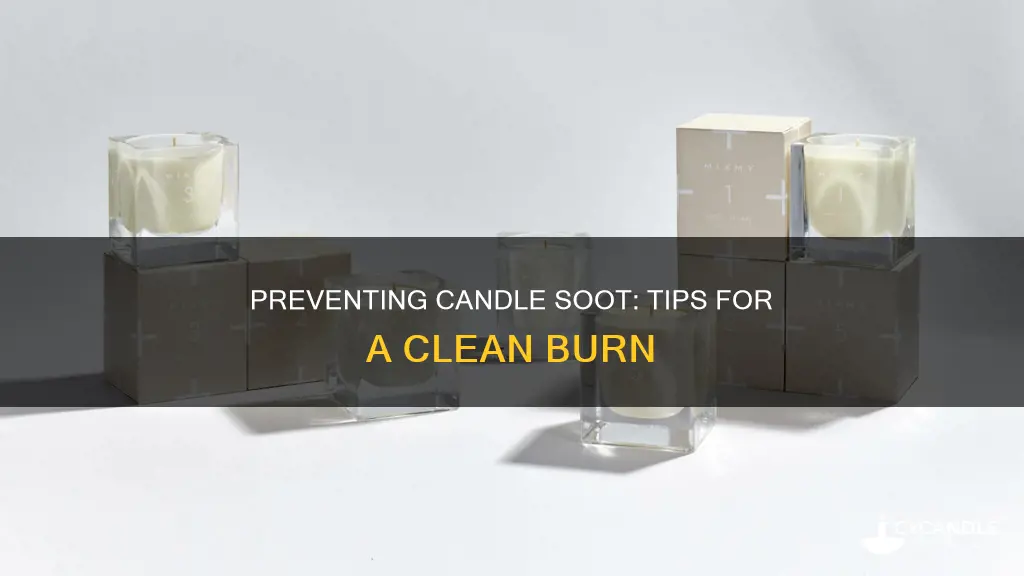 how to stop candle soot