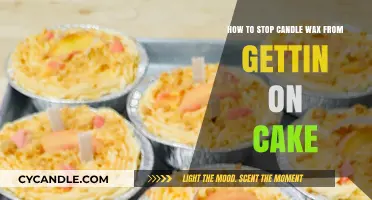 Prevent Wax Mess: Tips to Keep Candles Clean on Cakes