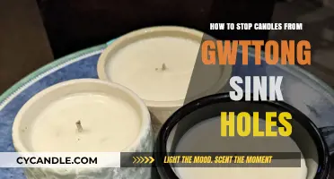 Preventing Candle Sink Holes: Quick and Easy Solutions