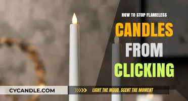 Flameless Candles: Stop Annoying Clicking with These Tricks