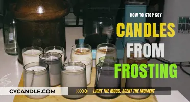 Preventing Frosting on Soy Candles: Tips and Tricks