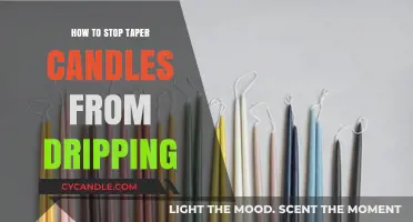 Prevent Taper Candles from Dripping: Quick and Easy Tricks