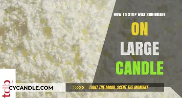 Prevent Wax Shrinkage in Large Candles: Expert Tips and Tricks