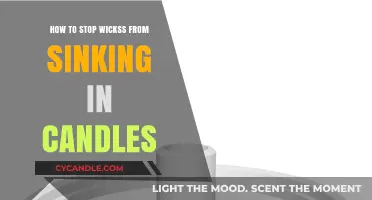 Preventing Wick-Sink: Tips for Perfectly Centered Candle Wicks