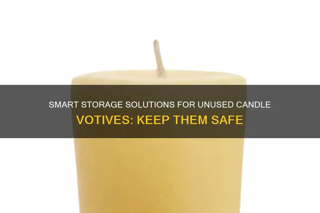 how to store candle votives you are not using
