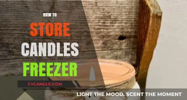 The Best Way to Store Candles: Freezer Method