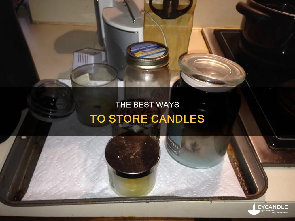 how to store candles