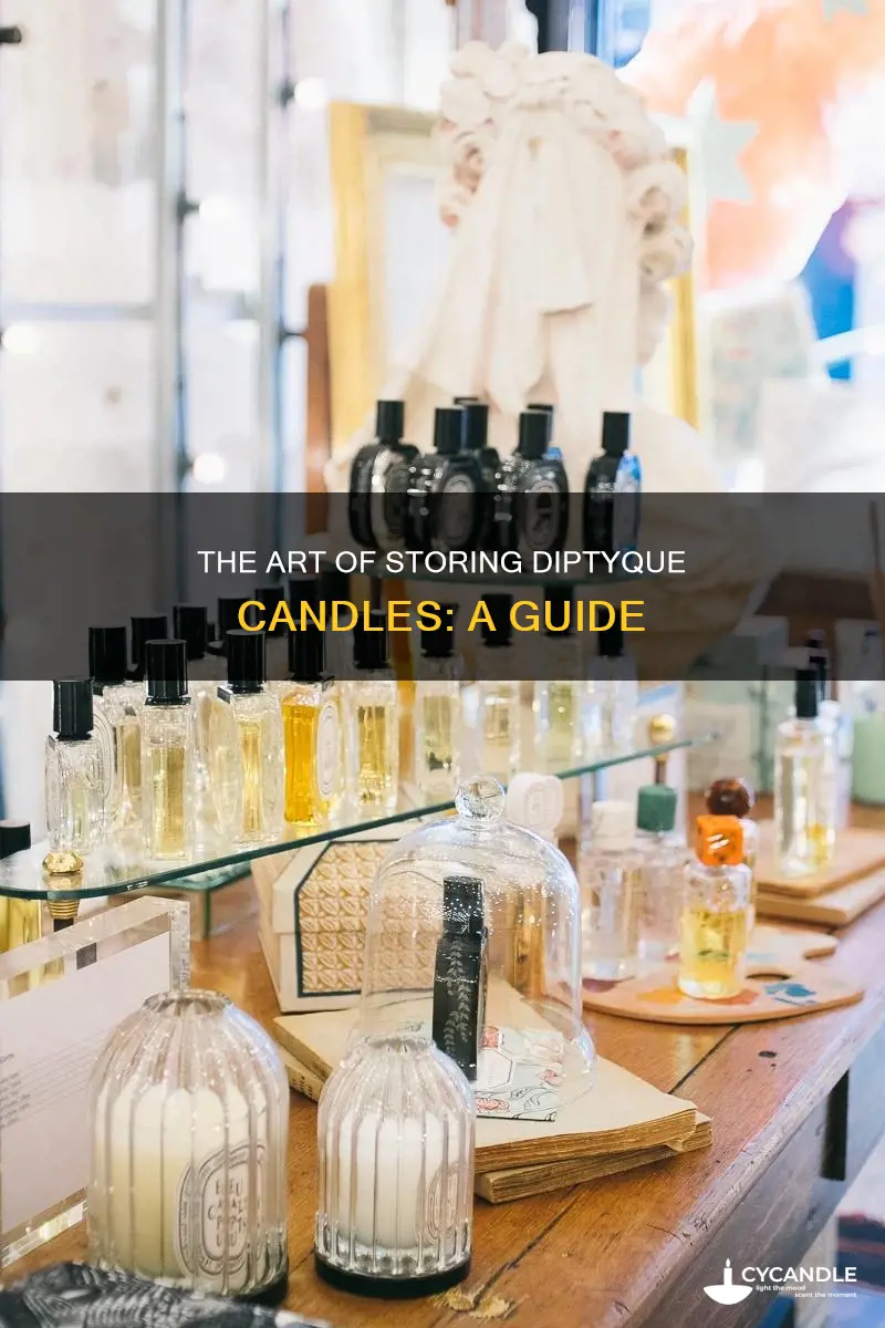 how to store diptyque candles