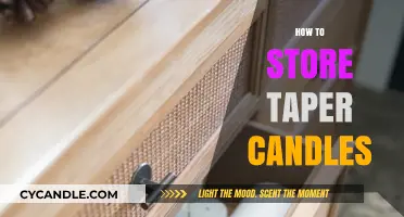 Storing Taper Candles: Tips for Longevity