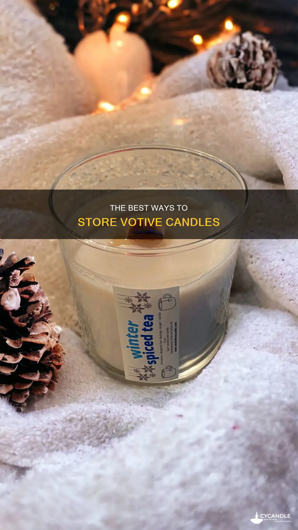how to store votive candles