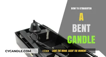 Straightening Bent Candles: Quick and Easy Methods