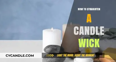 Easy Steps to Straighten a Candle Wick for Perfect Burns