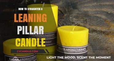 Straighten Leaning Pillar Candles: Quick and Easy Fixes