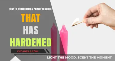 Fix Bent Paraffin Candles: Easy Straightening Tips for Hardened Wax