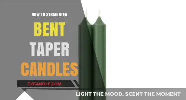Straightening Bent Taper Candles: Quick and Easy Methods