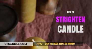 Wax Hacks: Straightening Candles, Easy Tricks