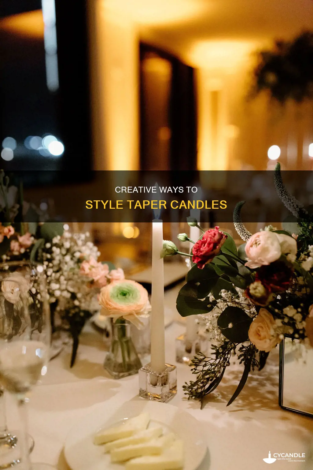 how to style taper candles