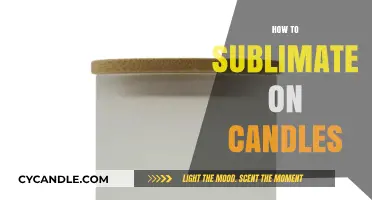 Sublimation Art: Customizing Candles with Your Touch