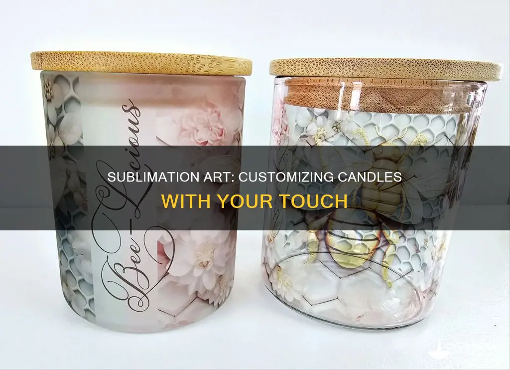 how to sublimate on candles
