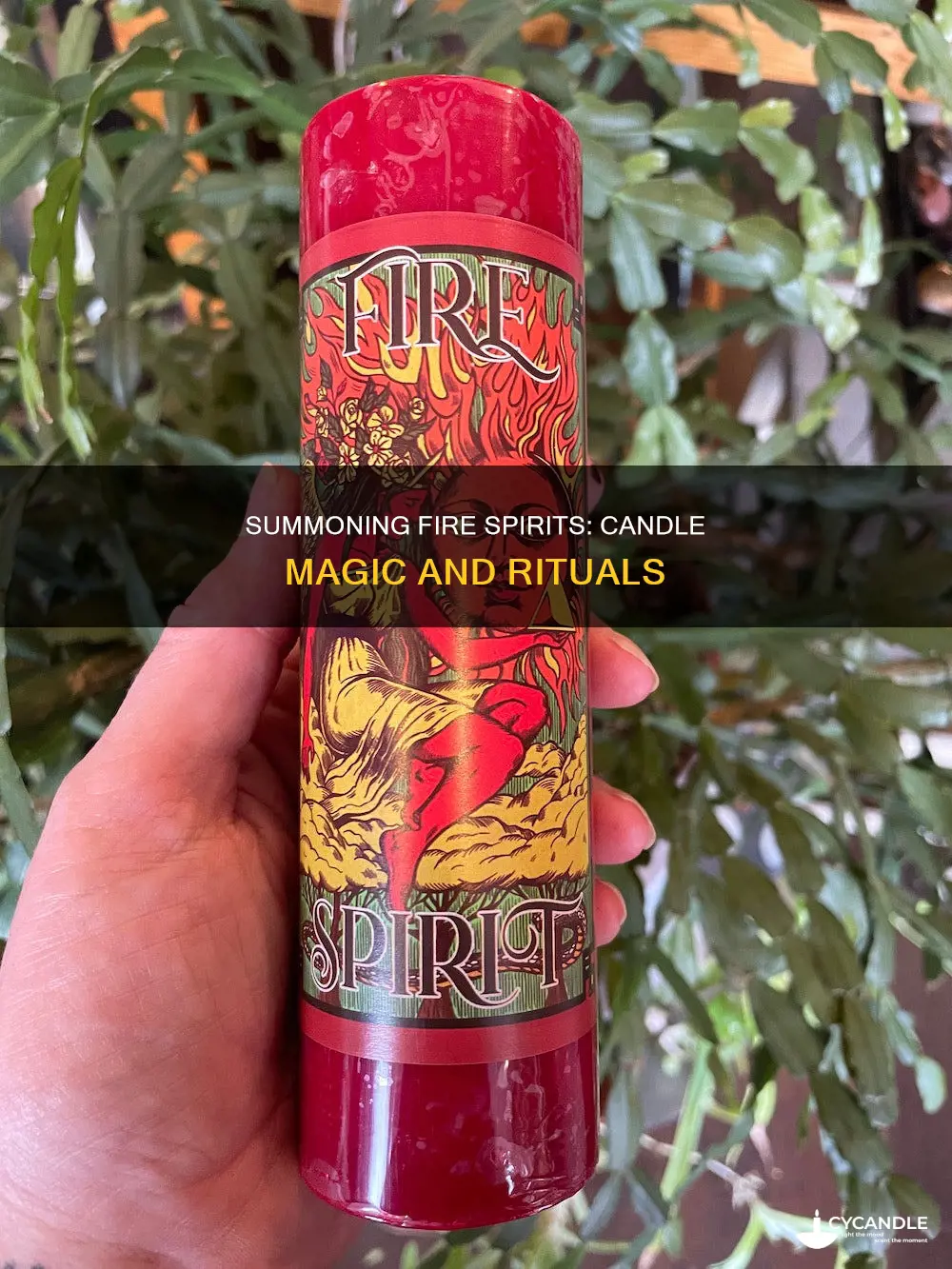 how to summon a fire spirit with a candle