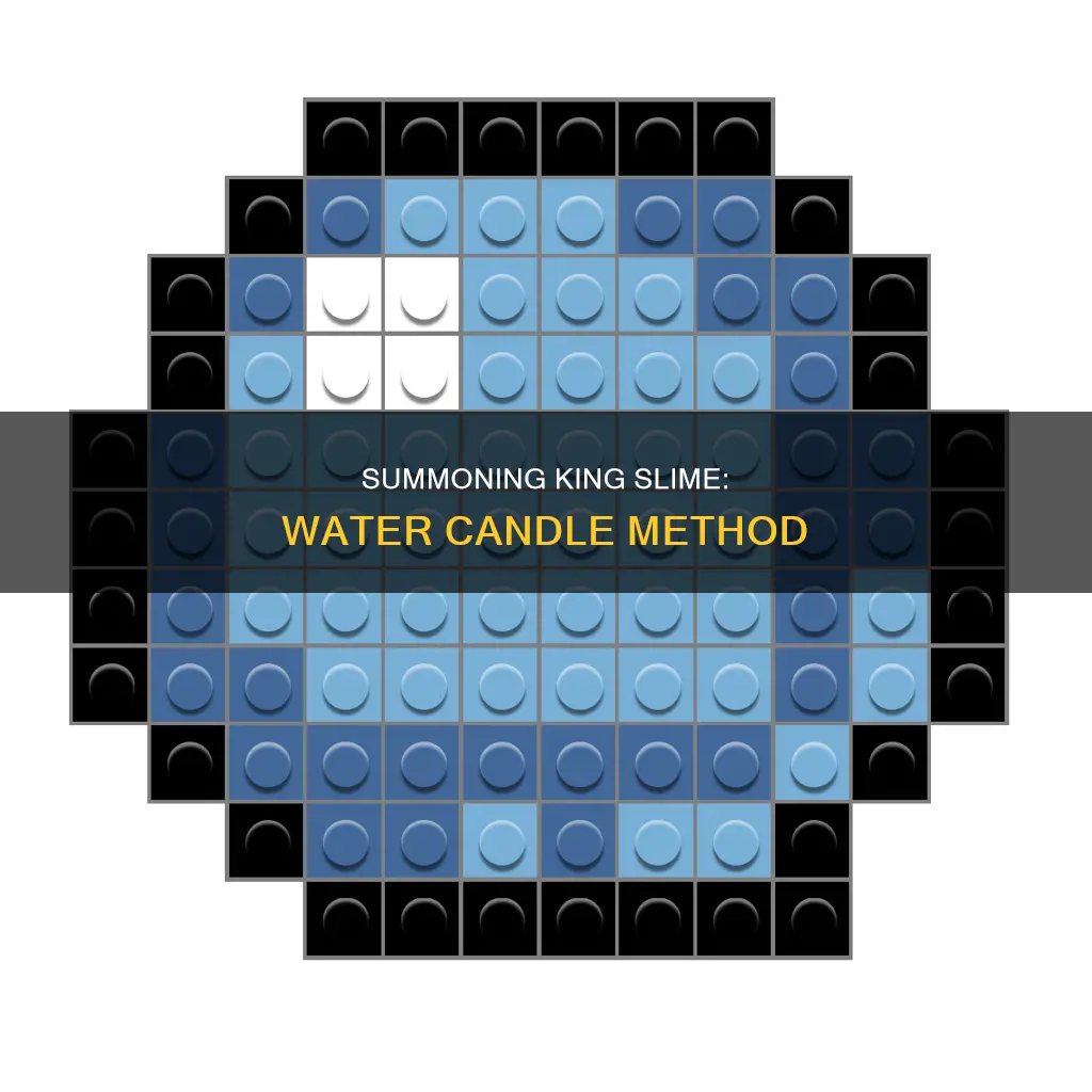how to summon king slime with water candle