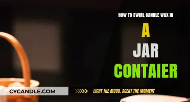 Master the Art of Swirling Candle Wax in Jar Containers