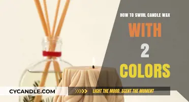 Master the Art of Swirling Two-Tone Candle Wax Creations