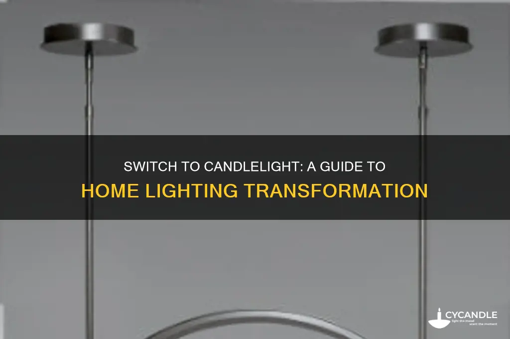 how to switch your home lighting to candles