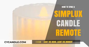 Simplux Candles: Syncing Your Remote Control