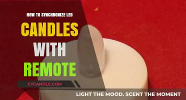 Syncing LED Candles: Remote Control Tips and Tricks