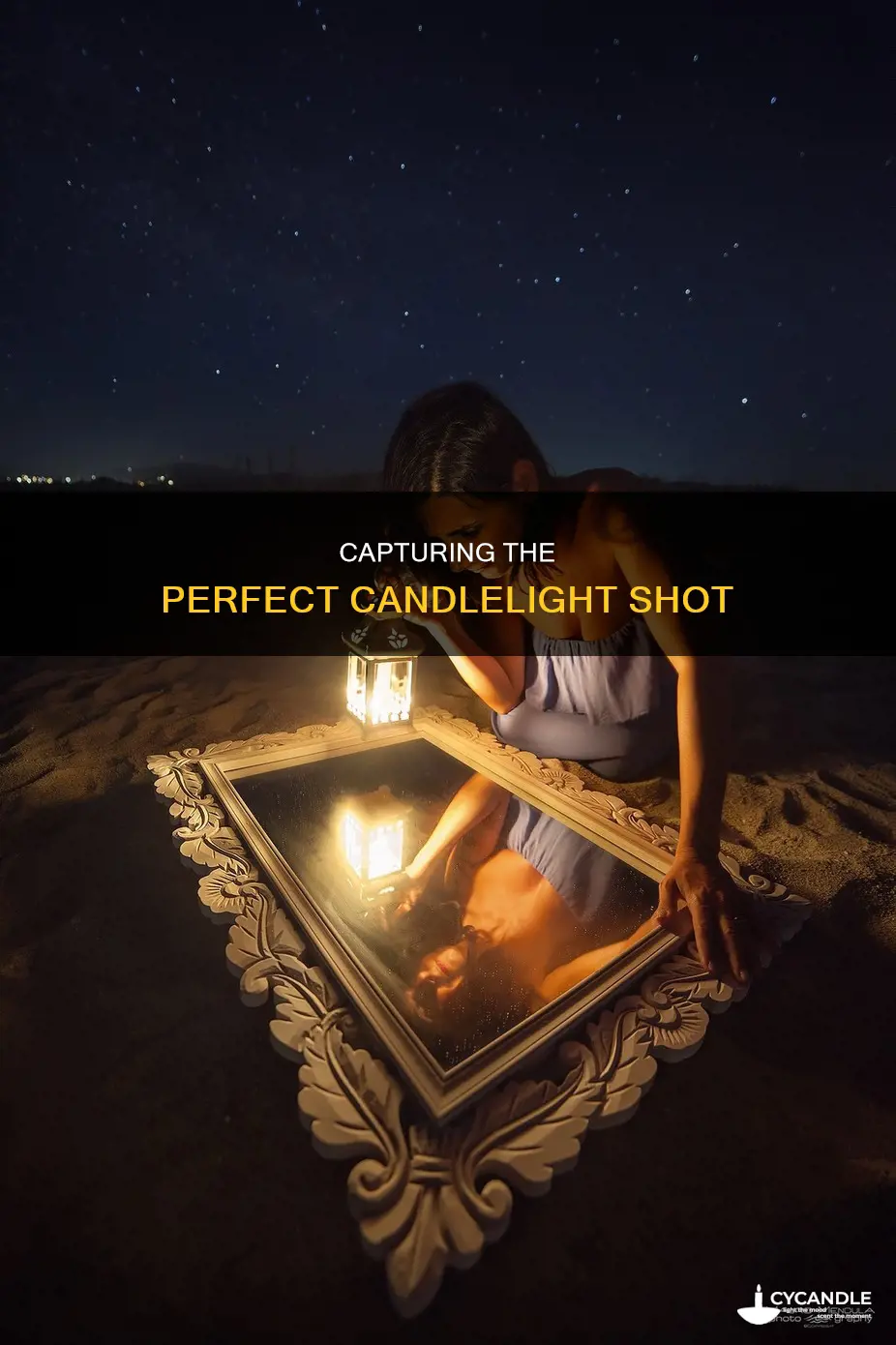 how to take a picture of a candle