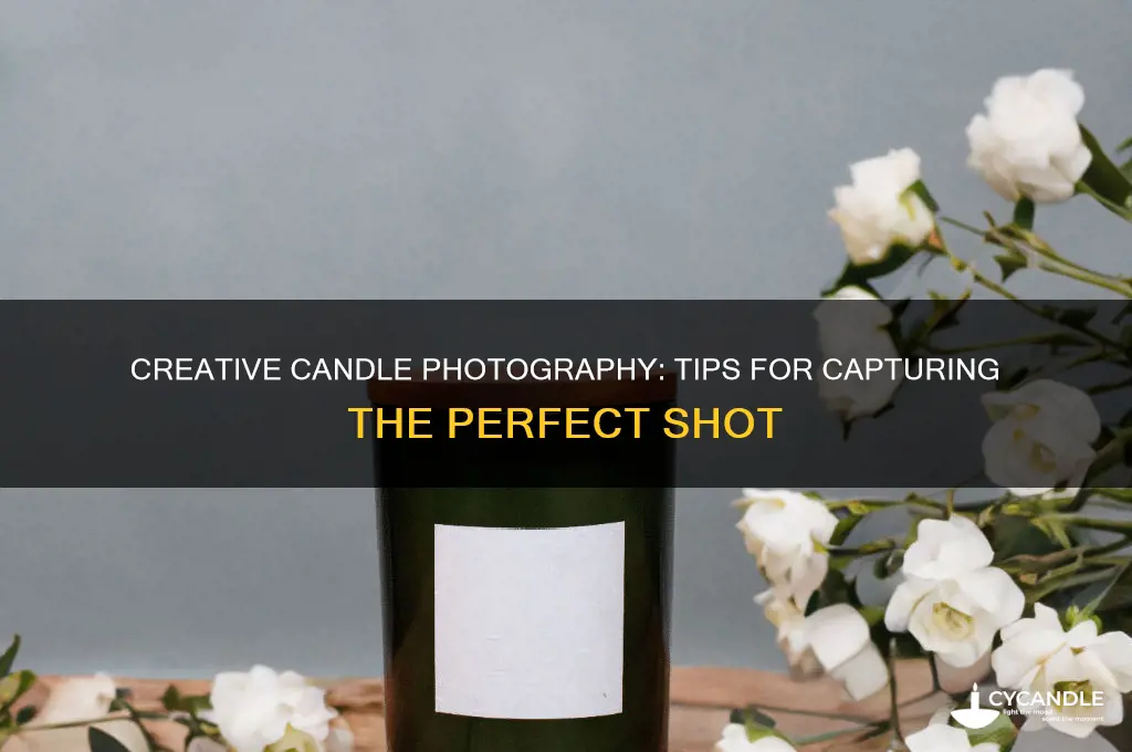 how to take a pucture abf put on a candle