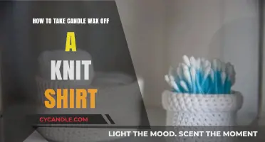 Easy Steps to Remove Candle Wax from Your Knit Shirt