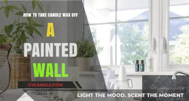 Easy Steps to Remove Candle Wax from Painted Walls
