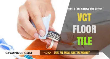 Easy Steps to Remove Candle Wax from VCT Floor Tiles