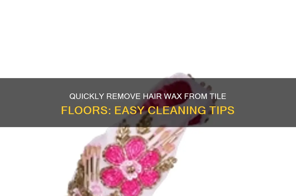 how to take hair removal wax off tile floor