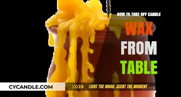 Quick & Easy Ways to Remove Candle Wax from Your Table