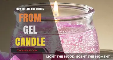 Gel Candles: Removing Bubbles for a Flawless Finish