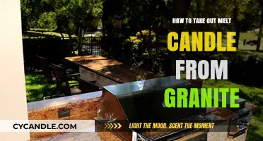 Removing Candle Wax from Granite Countertops