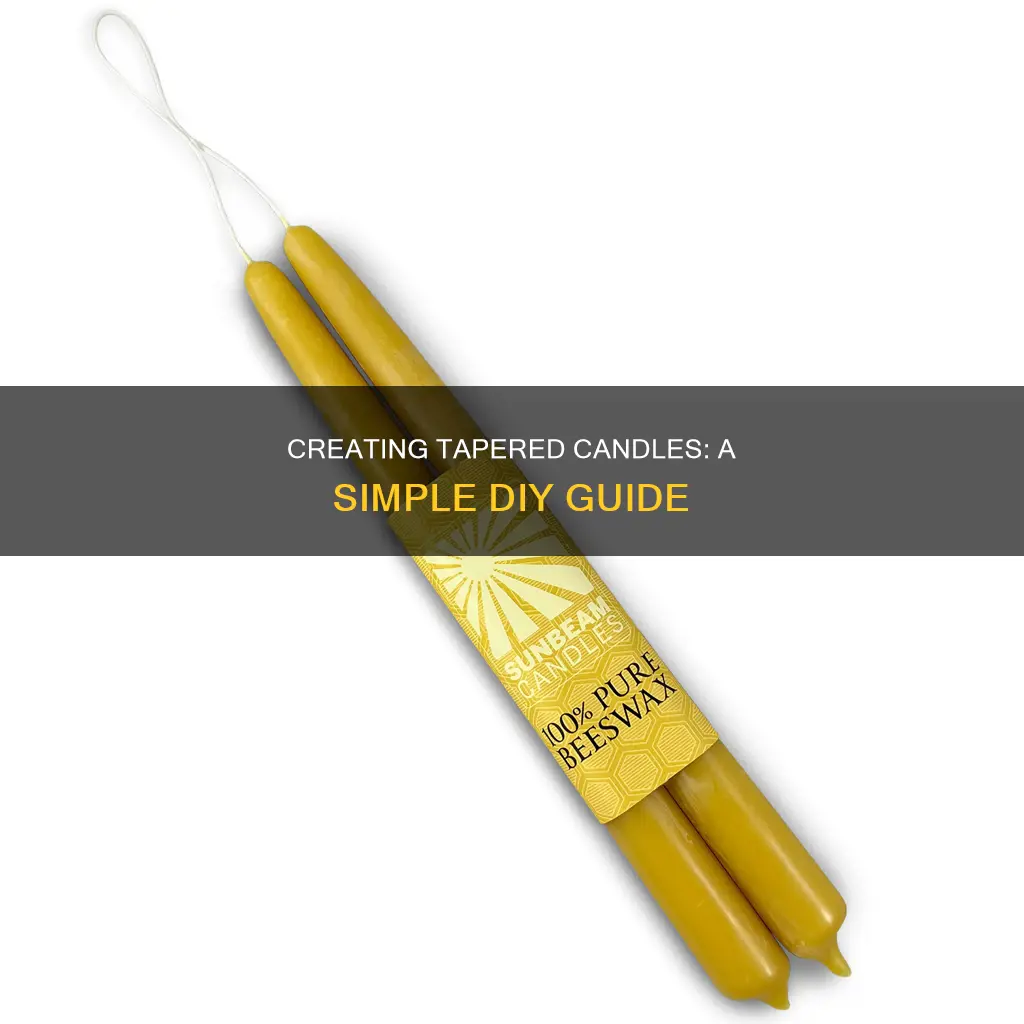 how to taper candles
